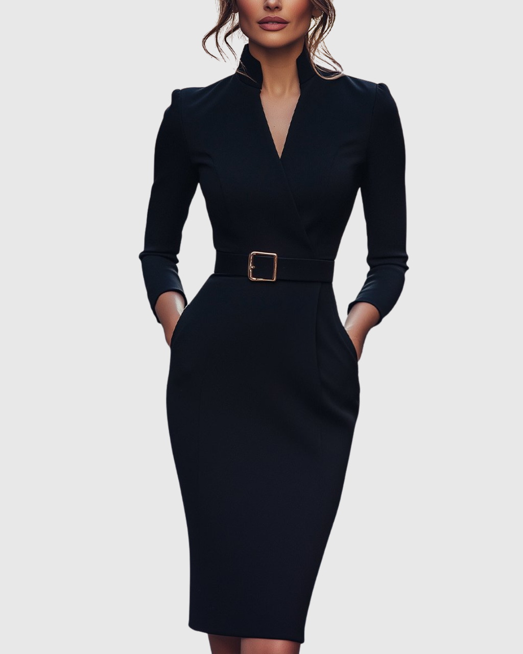 Claribel - Elegancka Sukienka Midi