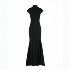 Justyna – elegancka sukienka maxi z wycięciem