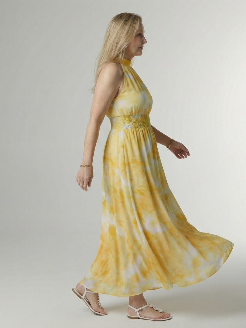 Martyna | Sukienka Midi Halter