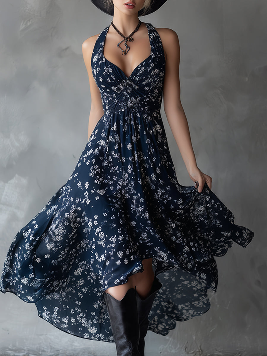 Elmira – sukienka maxi w kwiaty