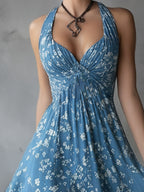 Elmira – sukienka maxi w kwiaty