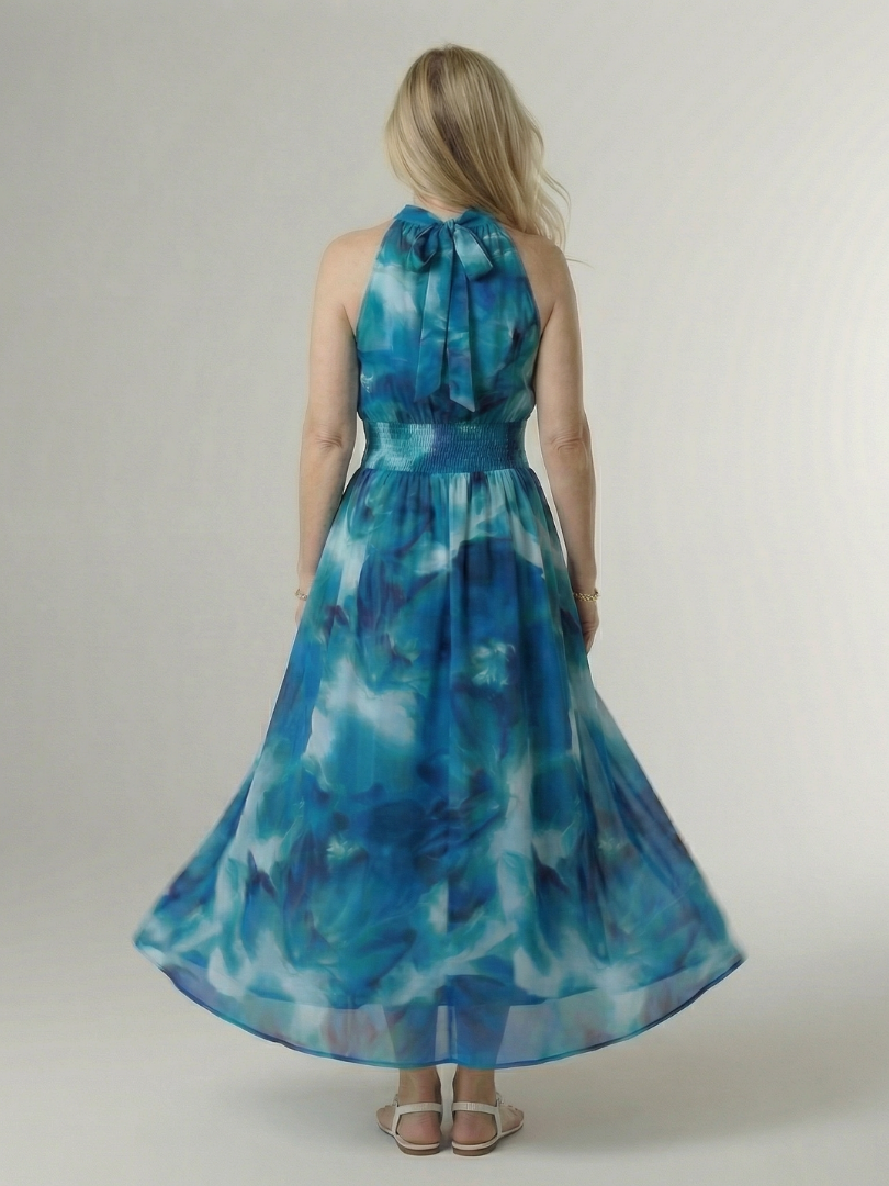 Martyna | Sukienka Midi Halter