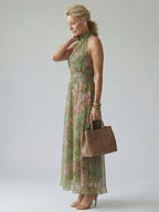Mirelle | Sukienka Midi Halter