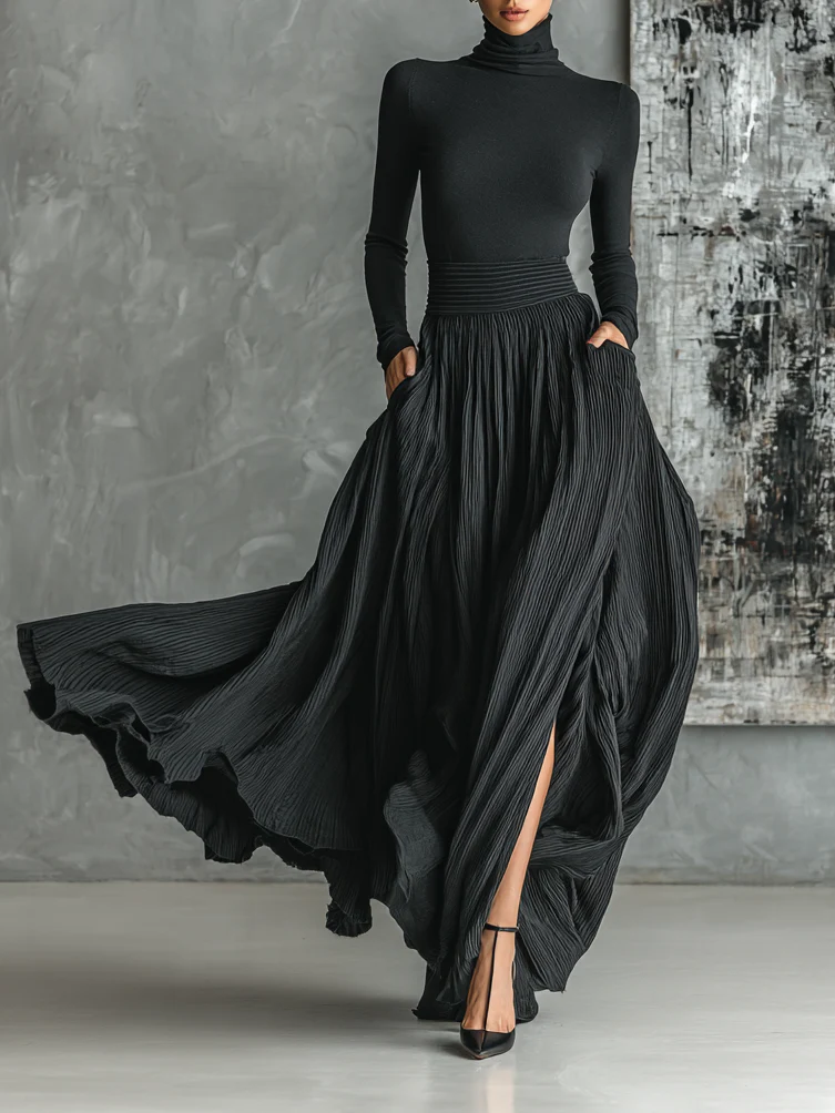 Dąbrówka – elegancka sukienka maxi